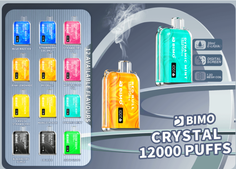 BIMO Crystal 12K Disposable Vape Australia