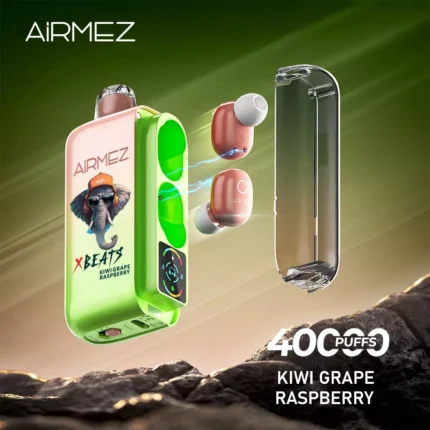 AIRMEZ XBEATS 40000 - Kiwi Grape Raspberry