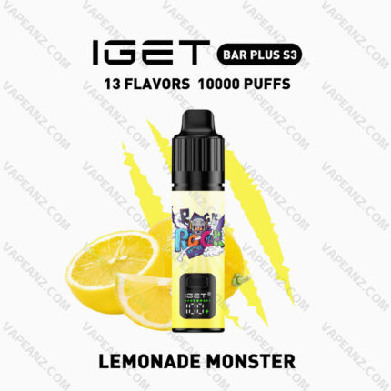 IGET BAR PLUS S3 KIT - Lemonade Monster