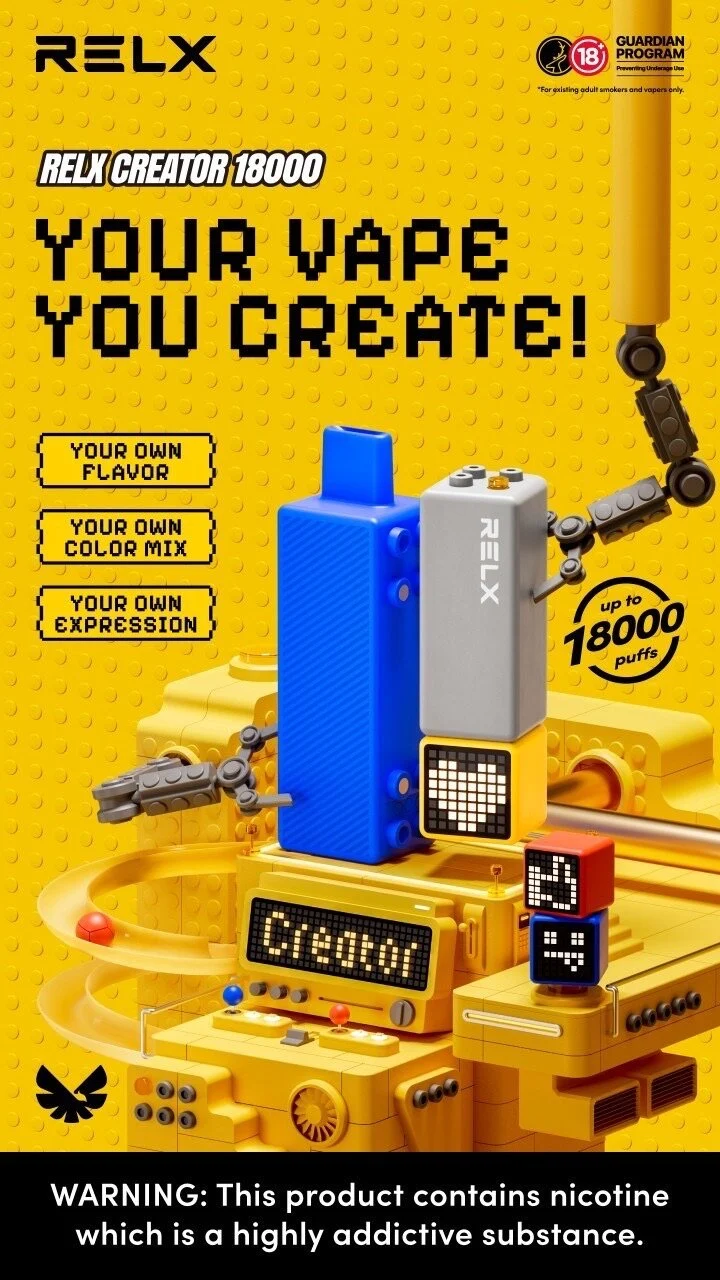 RELX Creator 18000 Puffs Disposable Vape Pen: The Ultimate Vaping Experience
