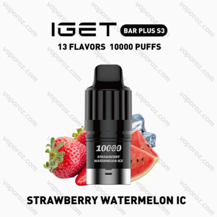 IGET BAR PLUS S3 POD - Strawberry Watermelon Ice