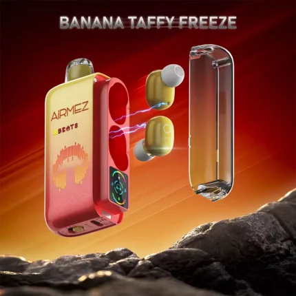 AIRMEZ XBEATS 40000 - Banana Taffy Freeze